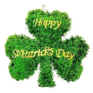 NWOT ST. PATRICK’S DAY Tinsel Clover Wall Door Decoration